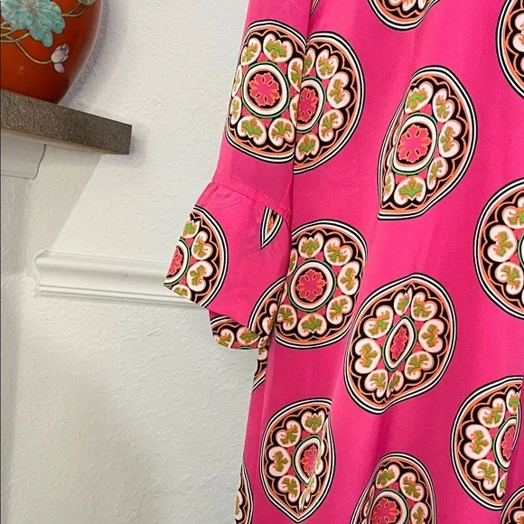 Crown & Ivy Pink Patterned Dress - Picture 7 of 12